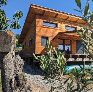 Maison bois au calme