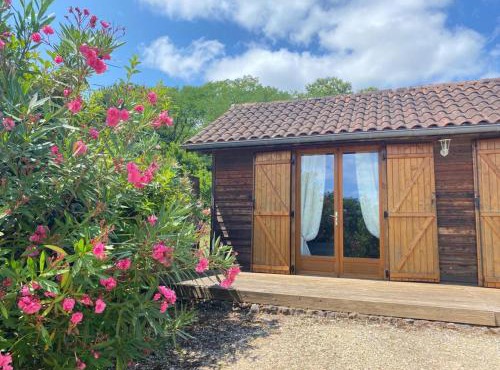 Maison bois avec piscine privée et WiFi au cœur du Périgord - FR-1-616-445