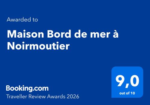 Maison Bord de mer à Noirmoutier