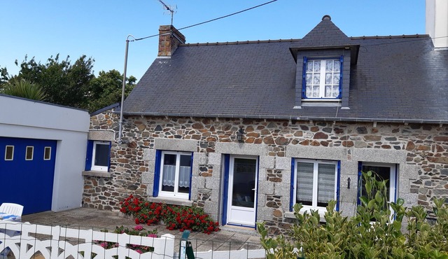 Maison Bord de mer avec Jardin clos 3 CH/7 Personnes Plage à 550m