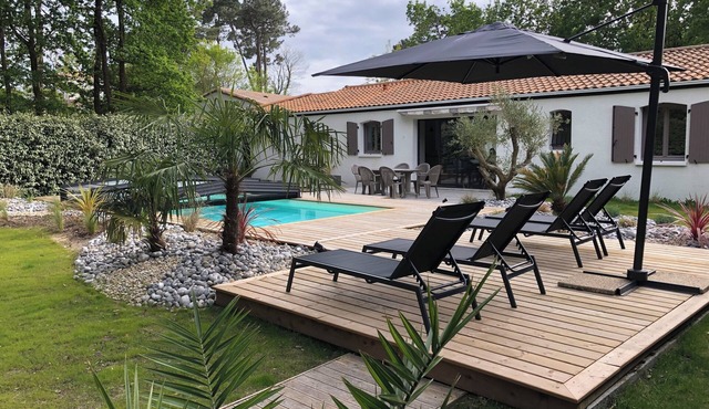 Maison Bord de mer Avec Piscine Sécurisée à 1,9 km des Plages