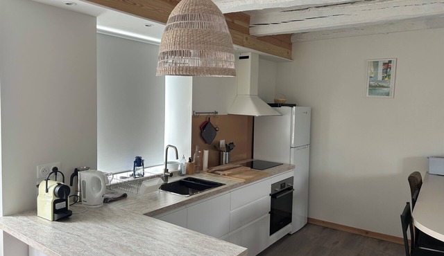 Maison bord de rance, jacuzzi and petanque court