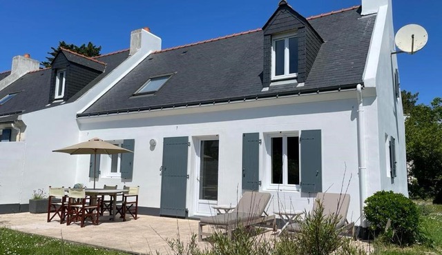 Maison calme avec grand jardin, proche plage - FR-1-418-52