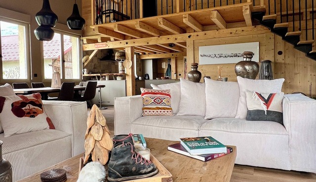 Maison Calme Plein Sud Jardin-Piscine vue Mont Blanc