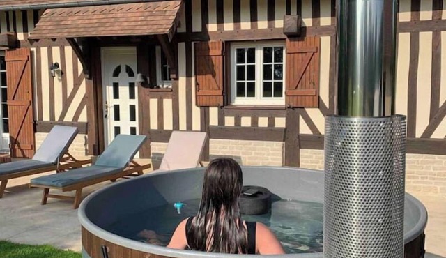 Maison Campagne 15mn Deauville Calme Bain Nordique