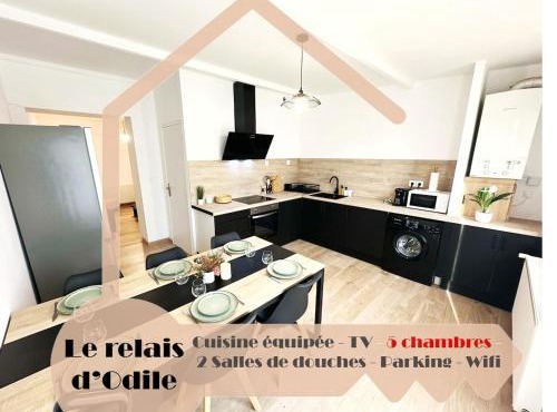 Maison Charmante - Pro & Famille - Tout Confort - 5 Chambres