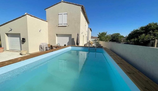 Maison Cigales 6 personnes avec piscine