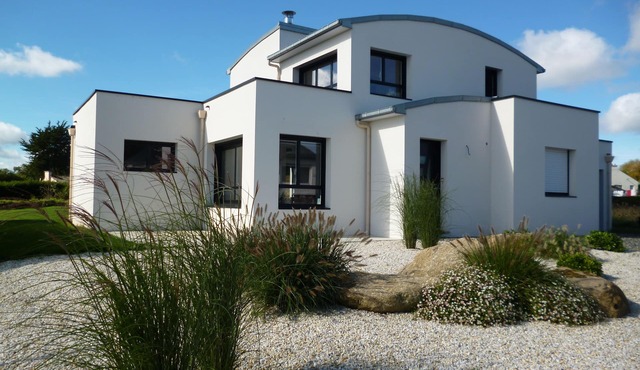 Maison contemporaine vue mer, sauna infrarouge, plages à 2 minutes
