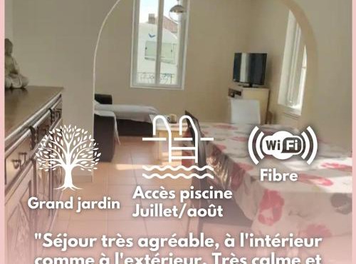 Maison cosy à la campagne, piscine et tranquillité