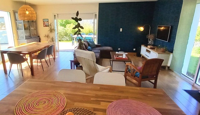 Maison Cosy 5 Personnes, Proche Marais, Forêt, Plage, au Calme