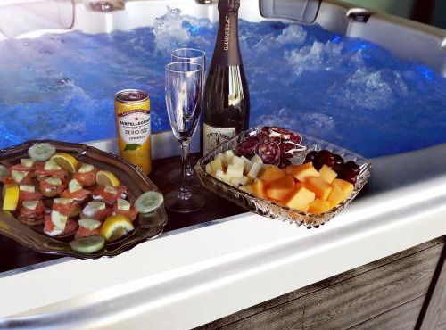 Maison détente avec jacuzzi spa massant