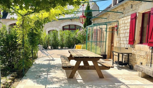 Maison d'Antan - Piscine/Jardin/Clim - Bourg de Cuzance