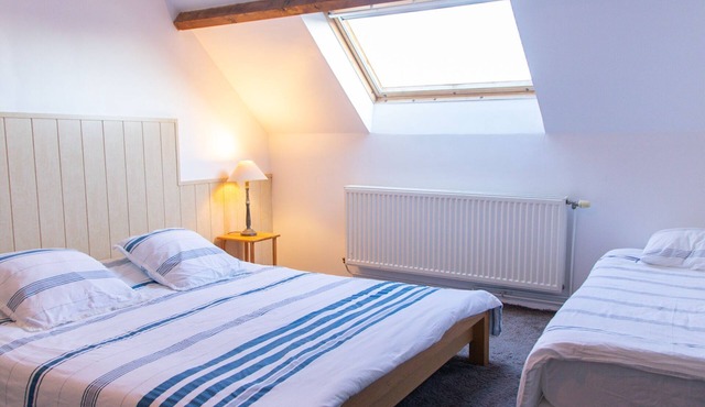 Maison D'hôte La Ferme Du Grand Air - Twin Room with Private Bathroom