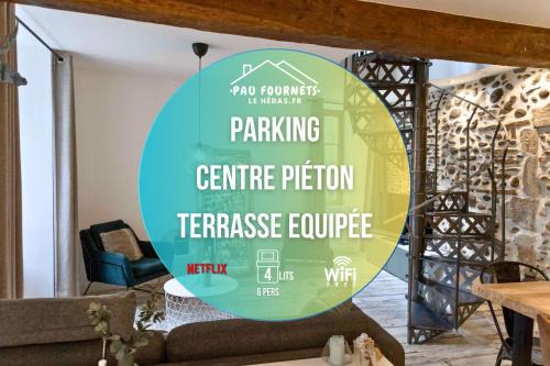 Maison dans le centre historique pour 6 personnes avec terrasse et parking