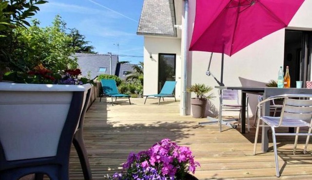 Maison de 2 chambres avec jardin clos et wifi a Perros Guirec