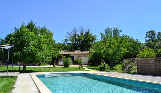 Maison de 2 chambres avec piscine partagee jardin clos et wifi a Saint Victor de Malcap