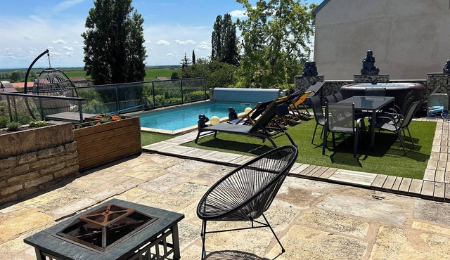 Maison de Campagne Avec Piscine à 15 Minutes de Dijon, Idéal Pour les Familles