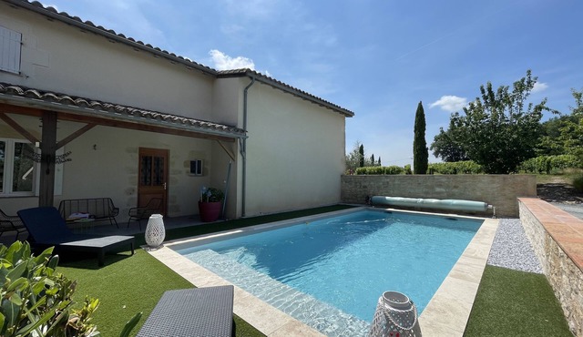 Maison de Campagne Avec Piscine Entre Saint-emilion et Bergerac