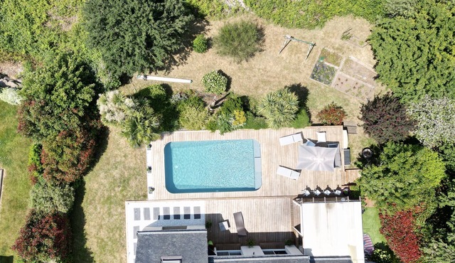 Maison de Campagne Avec Grande Terrasse/piscine