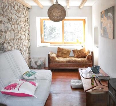 Maison de campagne avec vue sur la montagne à Puivert.