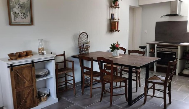 Maison de campagne, bulle de verdure