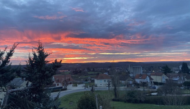 Maison de Campagne Avec vue Panoramique En Toute Tranquillité Face à Sancerre