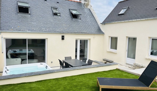 Maison de Charme Avec Jacuzzi à 35 Mètres de la mer - Bretagne/île de Batz