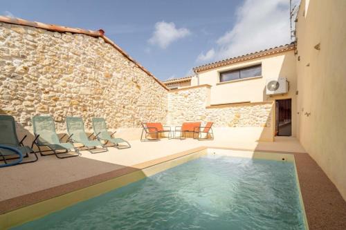 Maison de charme avec Piscine-Clim-Plage à 10min