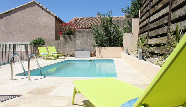 Maison de Farine's La Grande Maison has a pool, large terraces, and lovely views