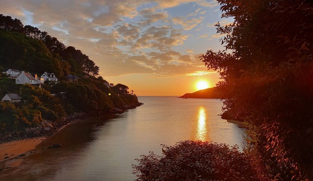 Maison de pêcheur à la plage