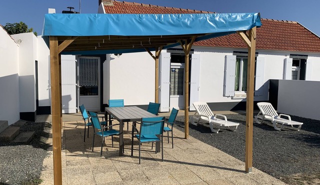 Maison de Vacances Chaleureuse à 10 mn de la Plage et Centre Bourg à Pieds!