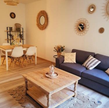 Maison de village à la décoration bohème jusqu'à 6 personnes