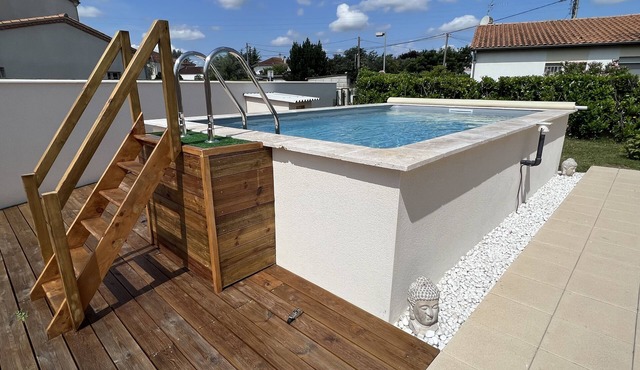 Maison de Vacances Plain Pieds Avec Piscine et Climatisation
