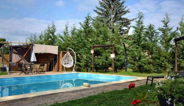 Maison de Vacances Avec Piscine Pour 12 Personnes