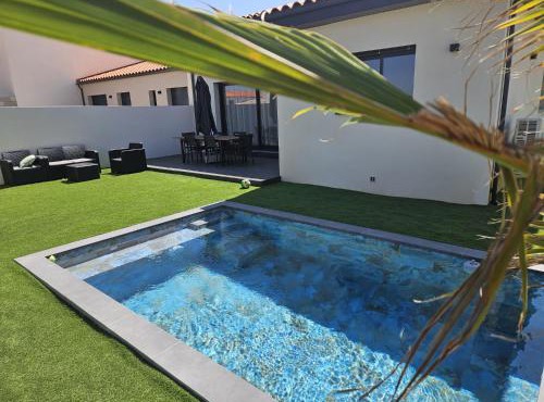 Maison de vacances familiale avec piscine