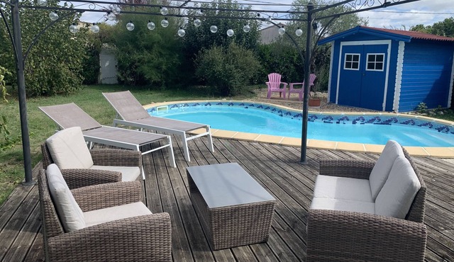 Maison de Vacances Avec Piscine Privée Chauffée