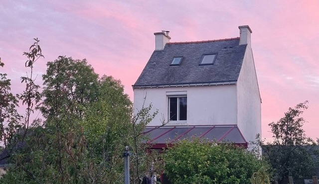 Maison de Village Avec Jardin -4 Couchages - à 15 Minutes des Plages