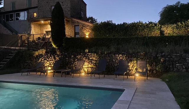 Maison de village avec terrain et piscine dans le Parc Régional du Haut Languedoc