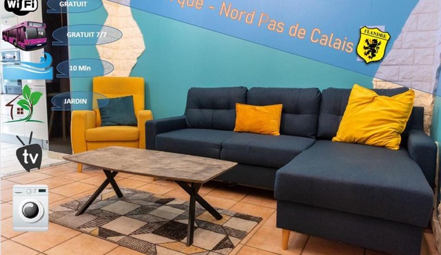 Maison de Ville restylée avec jardin, proche gare