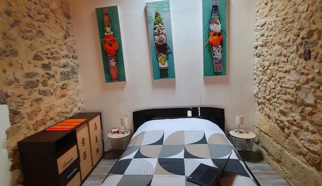 Maison en cœur d'Hérault, 25min des plages, wifi linge inclus