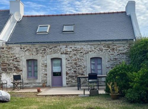 Maison en pierre avec jardin à 1500 m de la plage de Vazen - FR-1-418-157