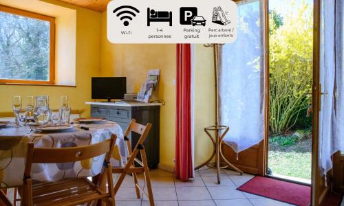 Maison en Pierre avec Jardin 4 Voyageurs