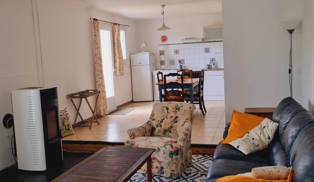 Maison en Pleine Nature Avec vue sur les Lamas et les Ânes