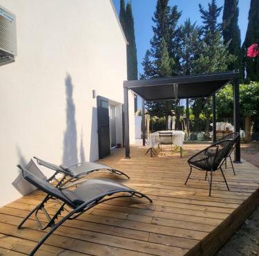 Maison entre terre et mer