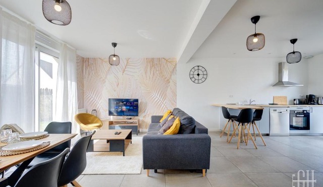 Maison familiale 4 chambres avec jardin et parking