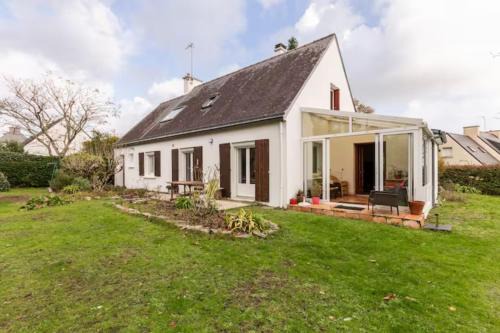 Maison familiale avec grand jardin - proche mer