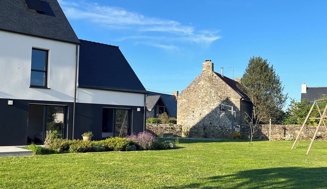 Maison Familiale Contemporaine Avec Piscine Chauffée Sécurisée, Proche Plages