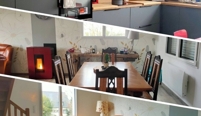 Maison Familiale Campagne et Mer, Grands Volumes, Idéal Pour les Familles