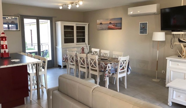 Maison for 8 people, Air conditioning, Enclosed garden, Wifi, Parking