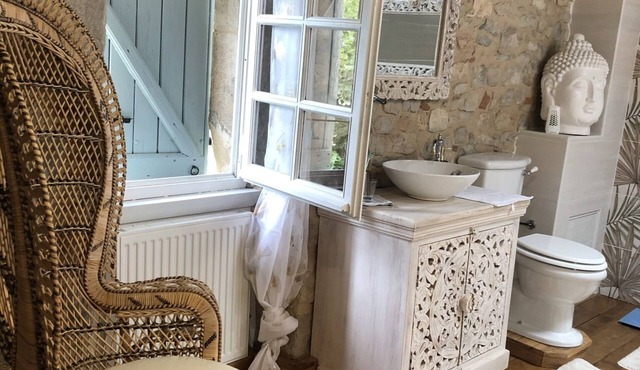 Maison de Village Médiéval en Pierre Animaux Acceptés